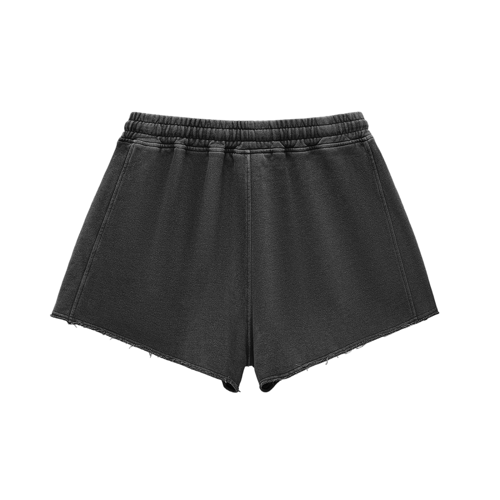🔥The "Summer Edge" Frayed Shorts | 8.8oz High-Waisted Cotton