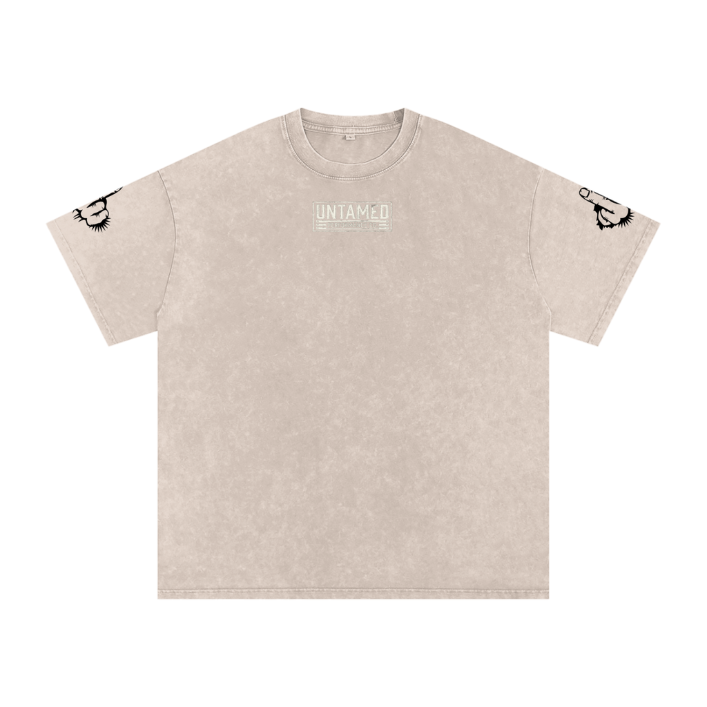 🔥Vintage Snow Wash Oversized Streetwear Tee | 100% Heavyweight Cotton