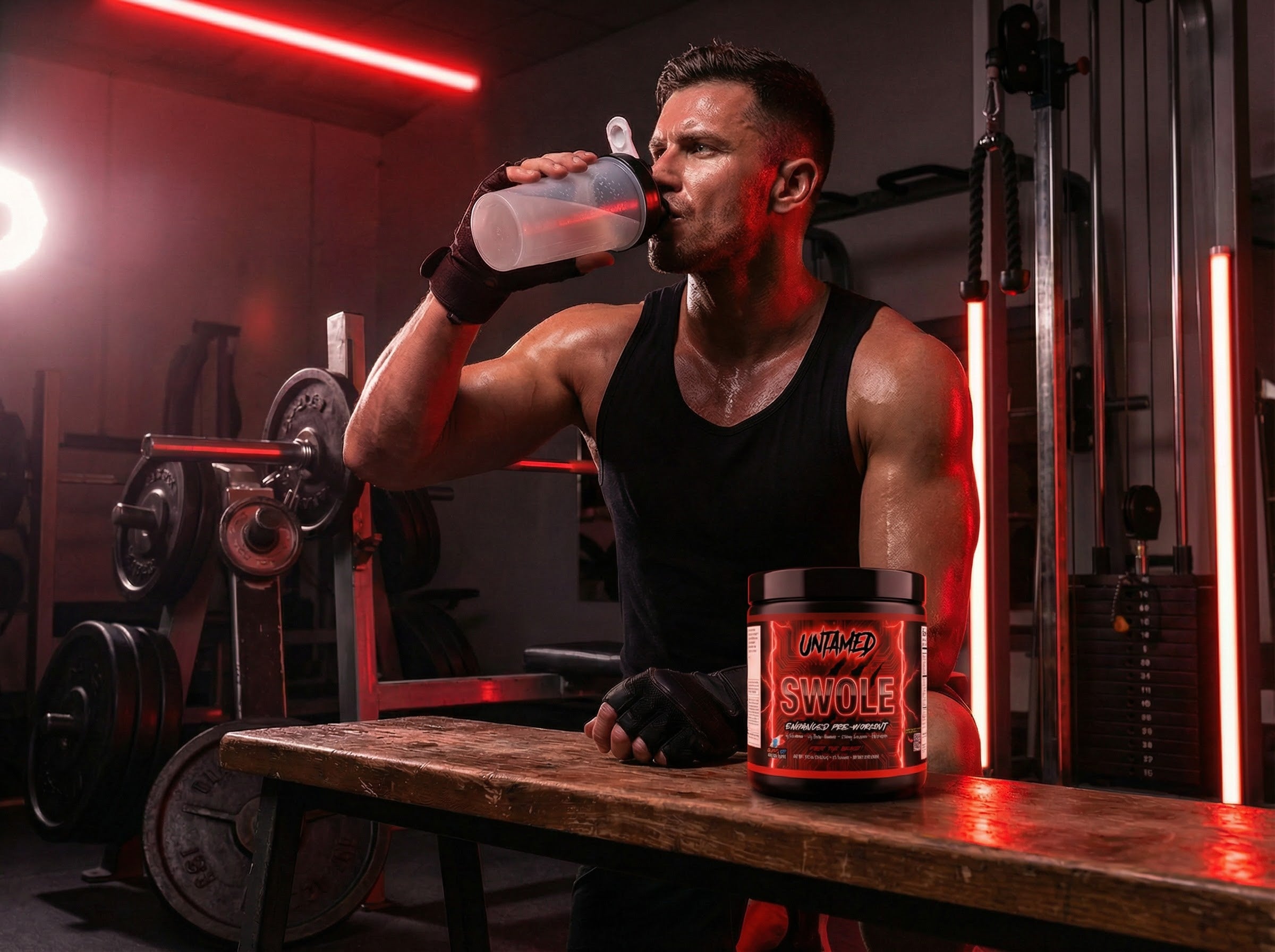🔥UNTAMED “SWOLE” Pre-Workout – High Stim