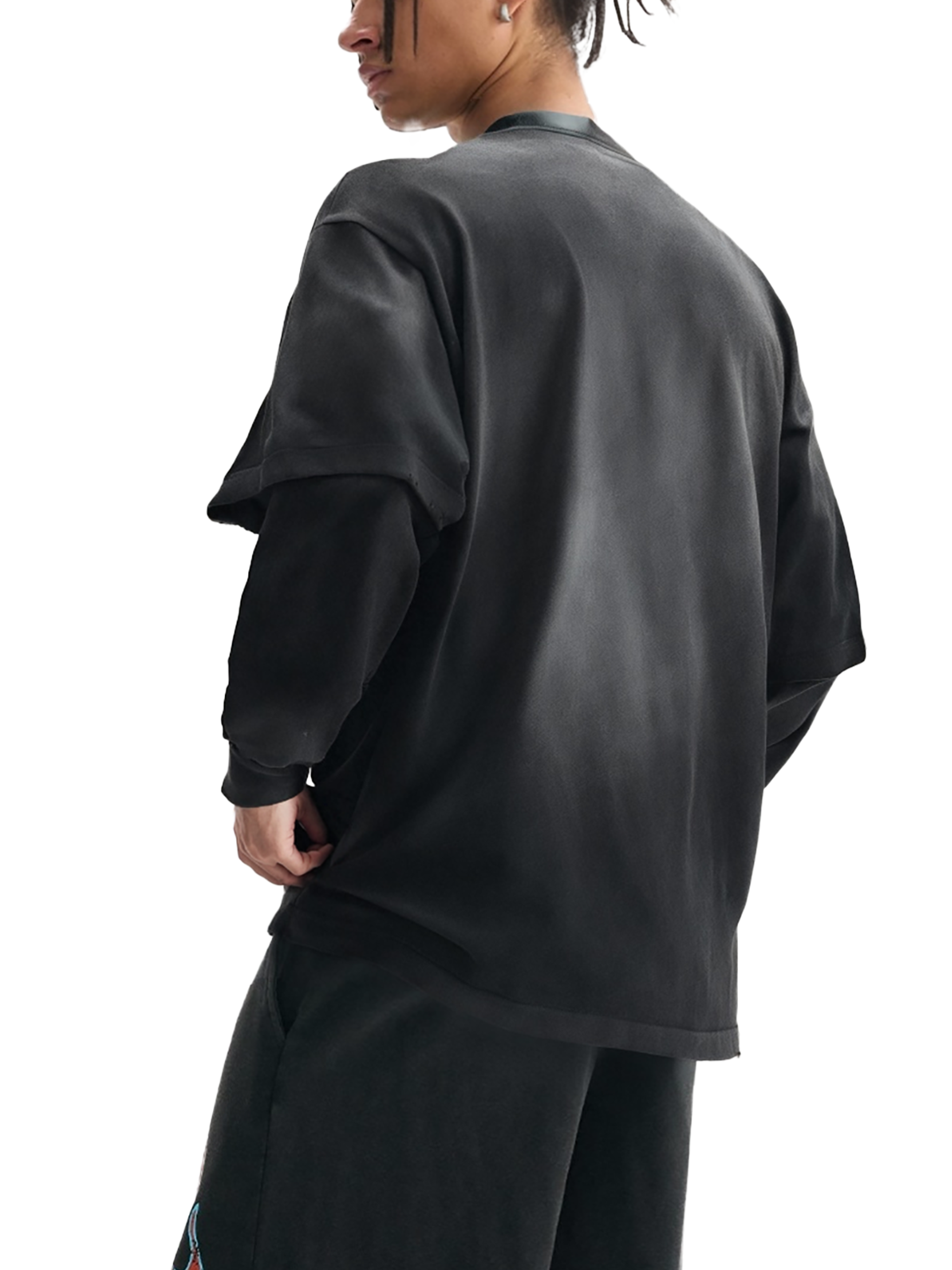 🔥Hand-Distressed Oversized Long Sleeve | 100% Heavyweight Cotton