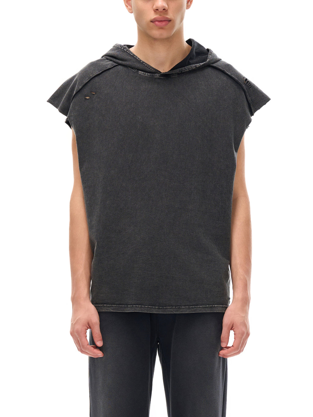 🔥The "Muscle" Streetwear Hoodie | 270 GSM Raw Edge Tank