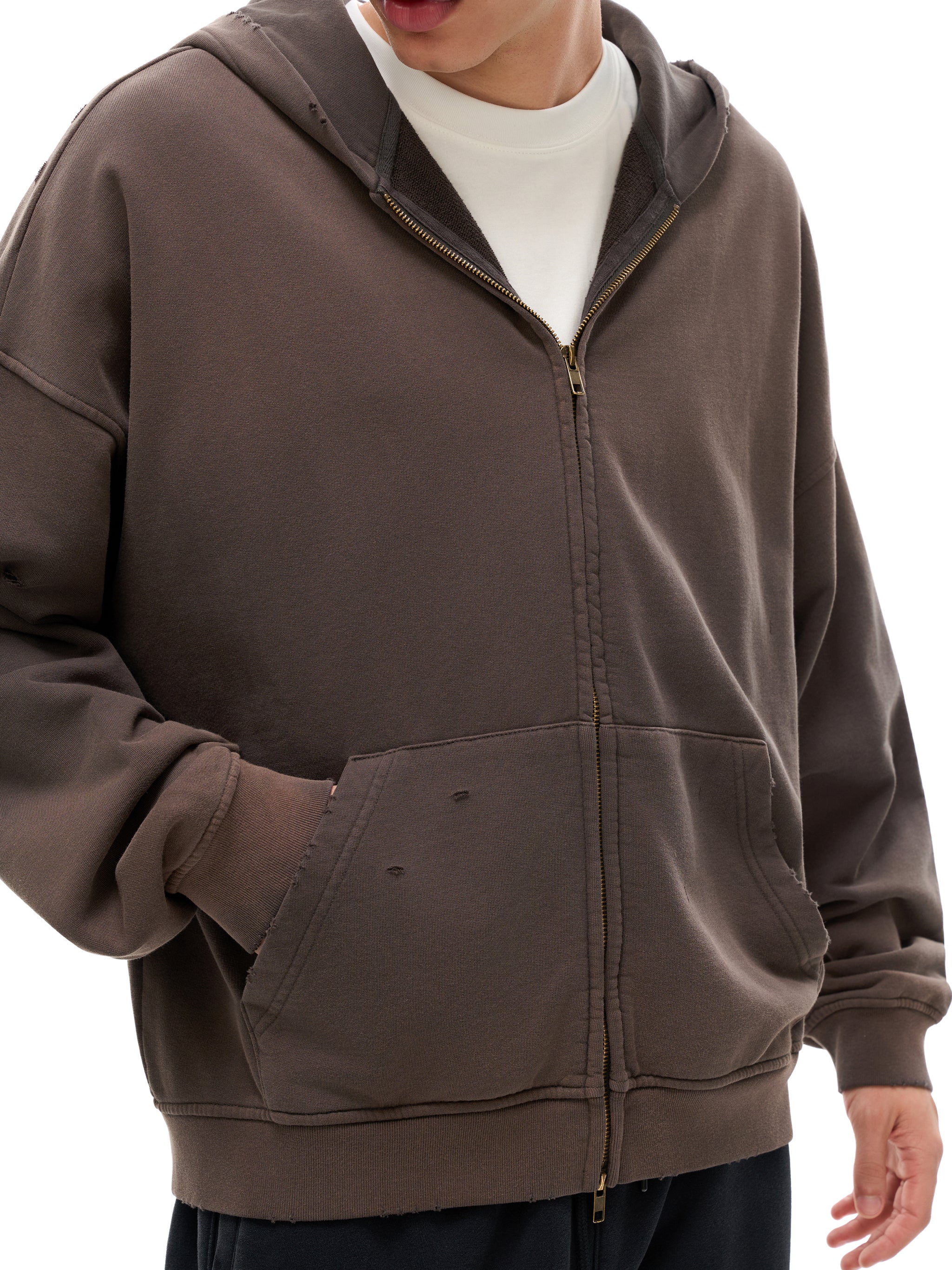 🔥Artisanal Vintage Washed Hoodie | Oversized Drop Shoulder Fit