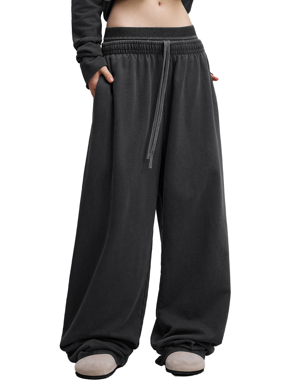 🔥The "Anywhere" Heavyweight Sweatpant | Mid-Waist Drawstring Essential