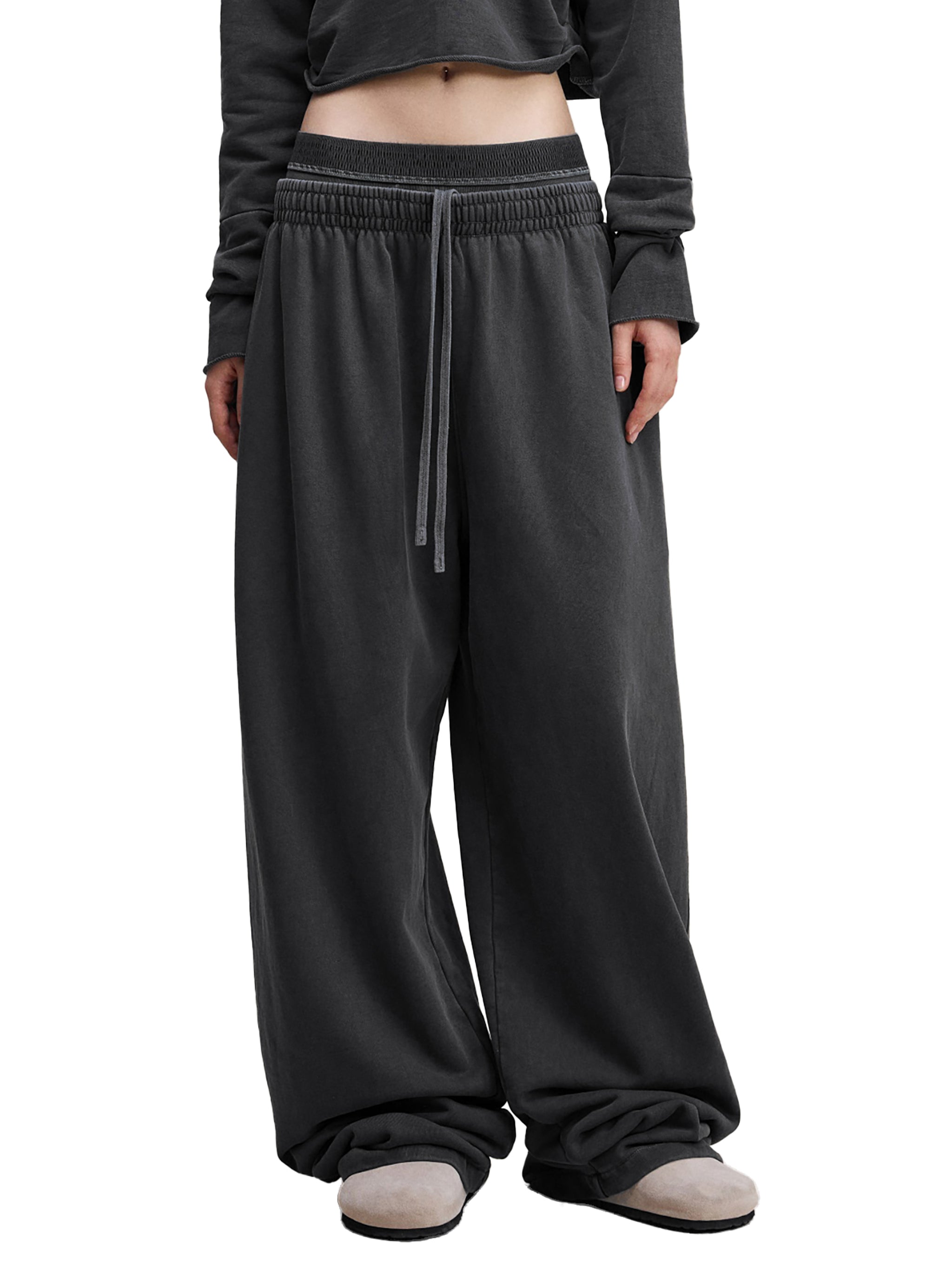 🔥The "Anywhere" Heavyweight Sweatpant | Mid-Waist Drawstring Essential